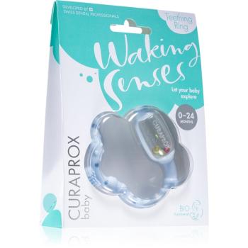 Curaprox Baby Waking Senses inel pentru dentitie cu perie ce maseaza gingia 1 buc