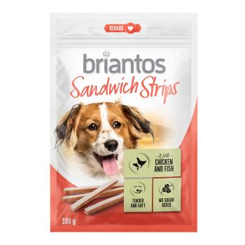 2x100g Briantos Sandwich Strips kutyasnack