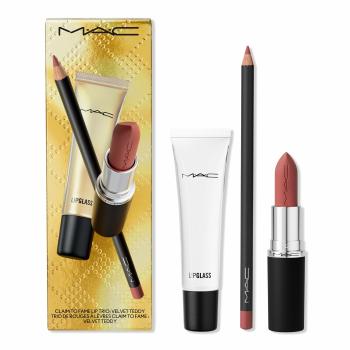 MAC Cosmetics Set pentru buze Claim to Fame Velvet Teddy (Lip Trio)