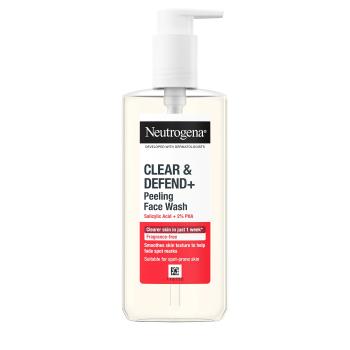 Neutrogena Gel de curățare împotriva coșurilor Clear & Defend+ (Facial Wash) 200 ml