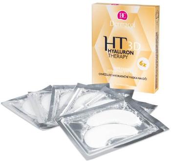 Arcpakolás DERMACOL Hyaluron Therapy 3D Refreshing Hydrating Eye Mask 6x 6 g