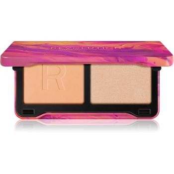 Makeup Revolution Neon Heat paletă pentru contur blush culoare Scorched Rose 5,6 g