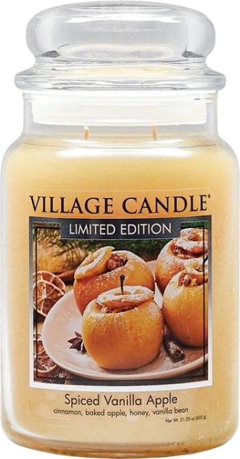 Village Candle Lumânare parfumată in sticlă Spiced Vanilla Apple 602 g