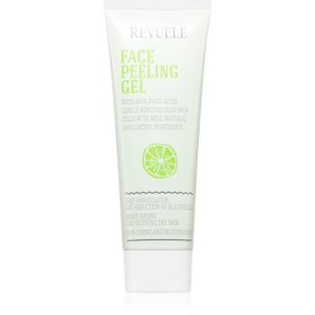 Revuele Face Peeling Gel AHA Fruit Acids demachiant cu efect de peenling impotriva punctelor negre 80 ml