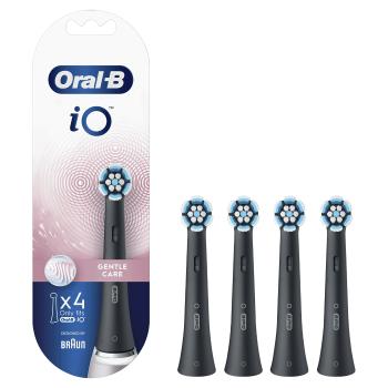 Oral B Capete de perie de rezervă iO Gentle Care Black 4 buc