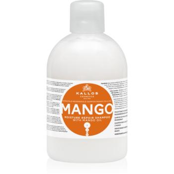 Kallos KJMN Professional Mango sampon hidratant pentru par uscat, deteriorat si tratat chimic 1000 ml