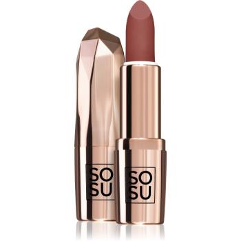 SOSU Cosmetics Let Them Talk Lipstick ruj cu persistență îndelungată cu efect mat culoare Birthday Suite 3,5 g