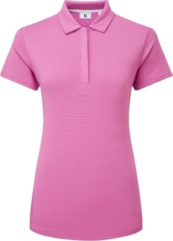 Footjoy Jacquard SS Shirt Womens Berry XS Polo košile