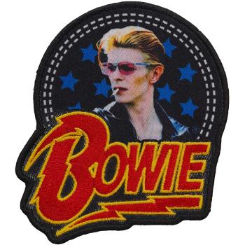 David Bowie Smoking Woven Logo