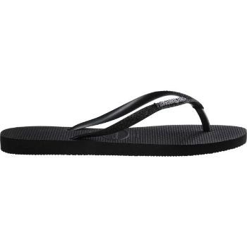 HAVAIANAS SLIM GLITTER II Női strandpapucs, fekete, méret 41/42