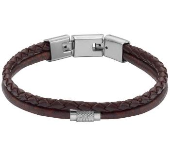 Fossil Brățară dublă din piele pentru bărbați JF04702040