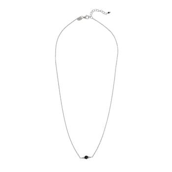 Alisia Colier minimalist din argint cu spinel negru AL4895-Argento-Spinello