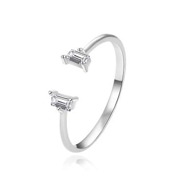 Agato Inel modern deschis din argint AGT-R56W 62 mm