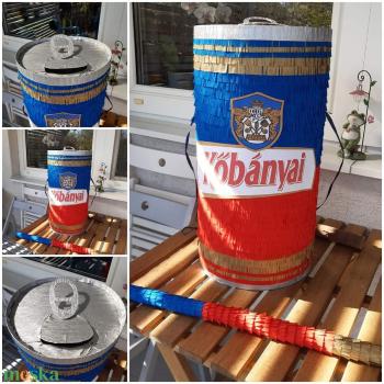 Dobozos sör mexikói party pinyáta(pinata)férfiaknak,apáknak