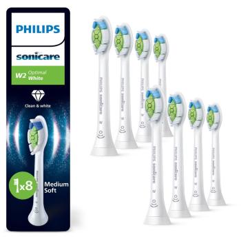 Philips Sonicare Optimal White HX6068/87 capete de schimb pentru periuta de dinti 8 buc