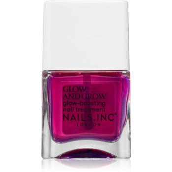 Nails Inc. Glow and Grow Nail Growth Treatment lac pentru intarirea unghiilor 14 ml