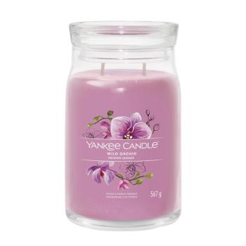 Yankee Candle Lumânare aromatică Signature sticlă mare Wild Orchid 567 g