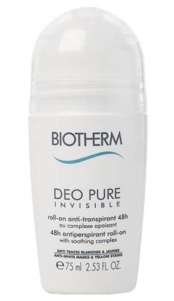 Biotherm Antiperspirant calmant de 48 de ore Deo Pure Invisible (Roll-On) 75 ml