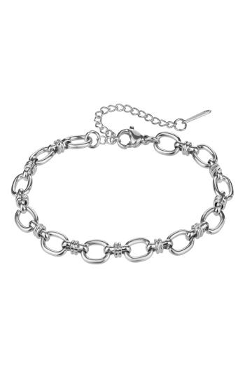 Marc Malone Brățară sostificată din lanț Elisa Silver Bracelet MCB24012S