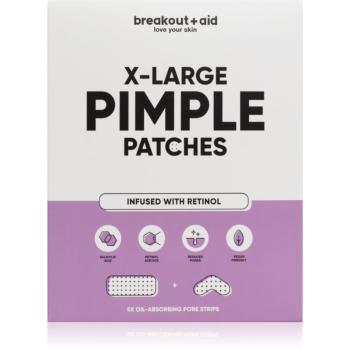 My White Secret Breakout + Aid X-Large Pimple Patches tratament topic pentru acnee cu acid salicilic 5 buc