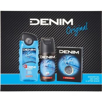 DENIM ORIGINAL Voda po holení 100 ml + sprchovací gél 250 ml + deo sprej 150 ml (8008970038056)