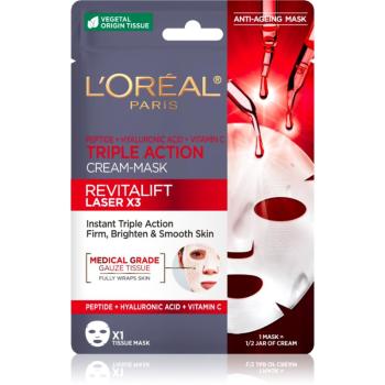 L’Oréal Paris Revitalift Laser X3 masca pentru celule împotriva îmbătrânirii pielii 28 g