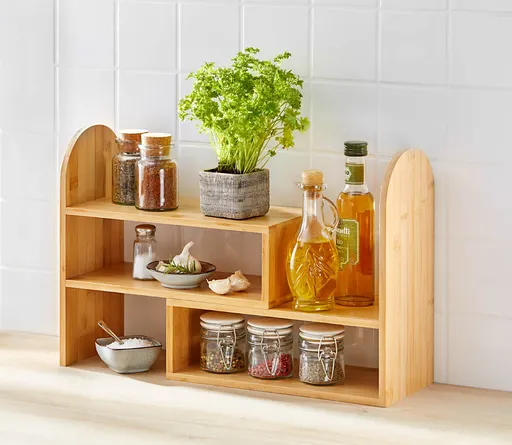 Raft din bambus Flexi, 3 etaje