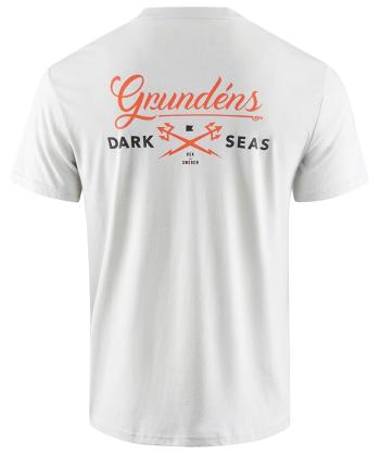 Grundéns tričko dark seas x grundens common bond ss t-shirt oyster - l