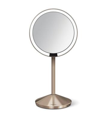 Simplehuman Oglindă de călătorie reîncărcabilă Rose Gold