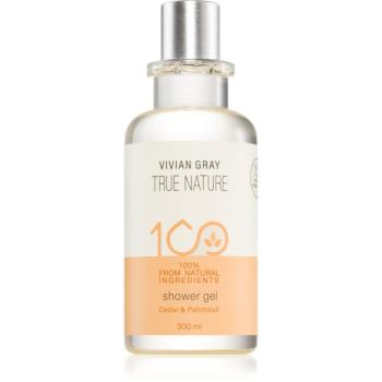 Vivian Gray True Nature Cedar & Patchouli gel de dus revigorant 300 ml