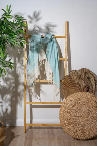 Prosop de plaja, L'essentiel Maison, New Diamond, Verde menta