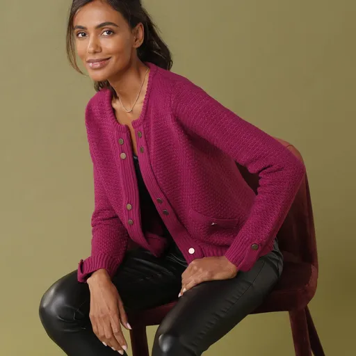 Pulover cu nasturi decorativi cu patină