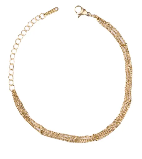 Emily Westwood Brățară triplă placată cu aur Myelisse EWB250358G