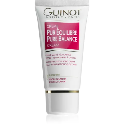 Guinot Pure Balance crema de standardizare pentru ten gras pentru a improspata porii si pielea cu aspect obosit 50 ml