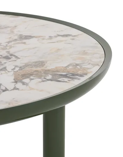 Masuta laterala K-TOP Ø 105, varianta multipla - Kartell Culoare: Simfonie / Verde