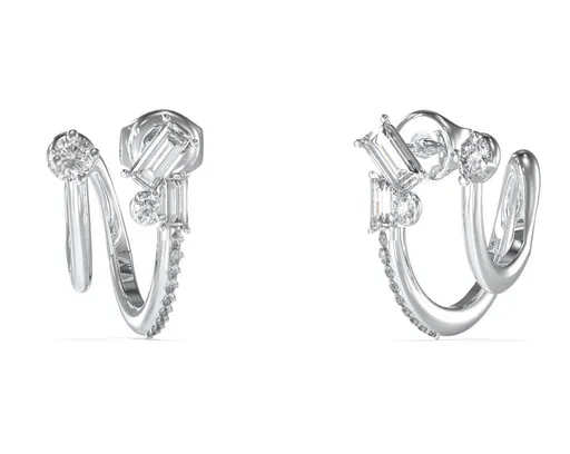 Guess Cercei originali cu cristale și zirconii Chandelier JUBE05360JWRHT/U