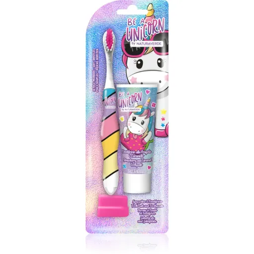 Be a Unicorn Oral Care Set set pentru îngrijirea dentară pentru copii
