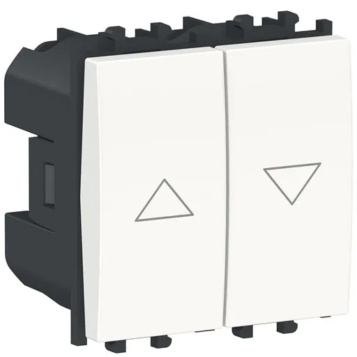 Intrerupator jaluzele 2 module Schneider Easy Styl LMR0712001, alb