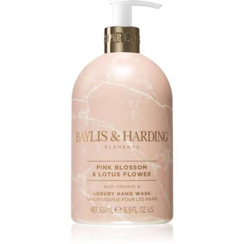 Baylis & Harding Elements Pink Blossom & Lotus Flower Săpun lichid pentru mâini 500 ml