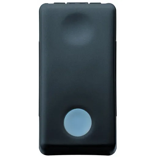 Intrerupator simplu 1 modul cu led Gewiss System GW21572, negru