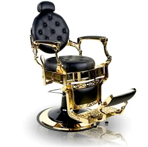 Scaun Frizerie Lille din Piele Ecologica, Inaltime Reglabila