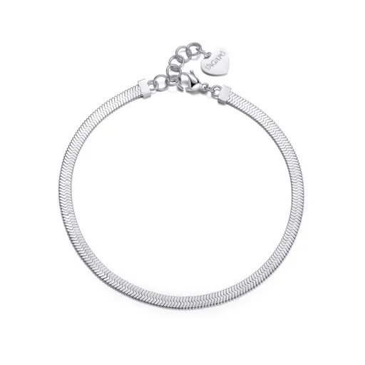 S'Agapõ Brățară fină din oțel Chunky SHK15