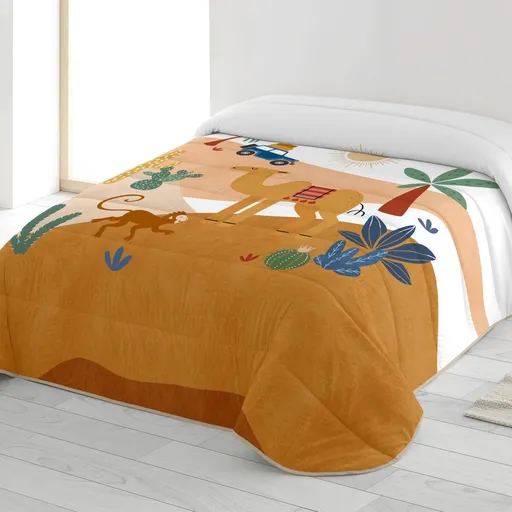 Pătură pentru bebeluși din microfibră cu imprimeu deșert, 200g/m2