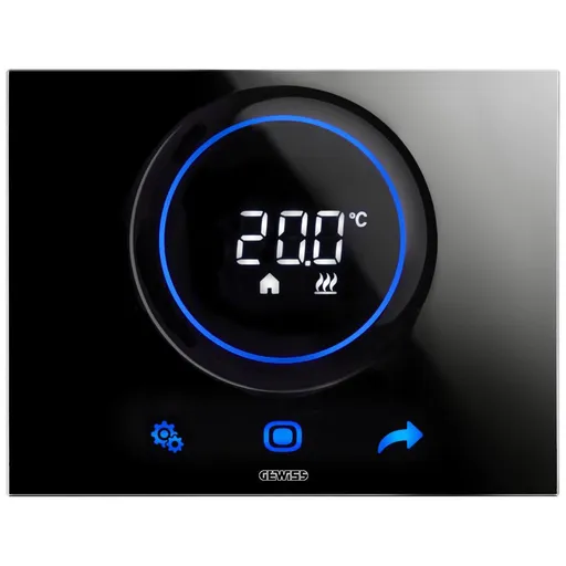 Termostat Termo Ice Wi-Fi PT( aplicat ) Gewiss Chorus GW16970CN, negru