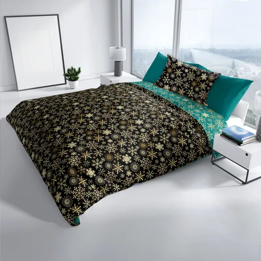 Lenjerie de pat reversibilă Crăciun