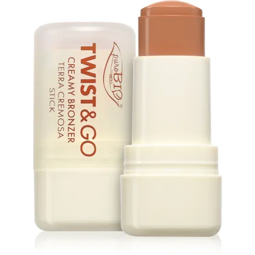 puroBIO Cosmetics Twist&Go crema Bronzantã stick 02 Biscuit 5 g