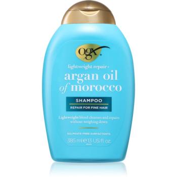 OGX Argan Oil Of Morocco Lightweight Shampoo șampon pentru hidratare si stralucire 385 ml
