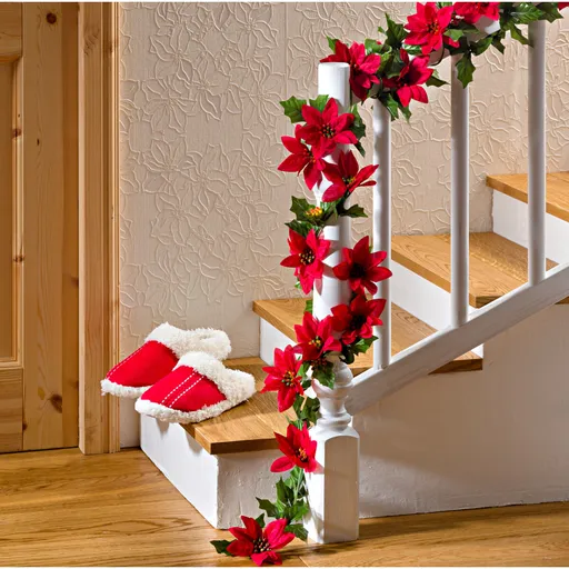 Ghirlandă de Crăciun "Poinsettia"