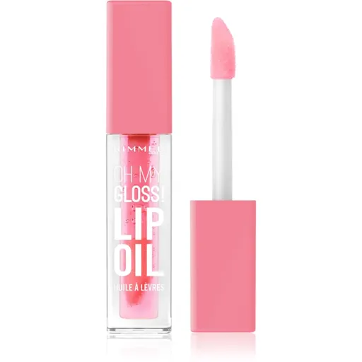 Rimmel Oh My Gloss! Lip Oil ulei pentru buze cu efect de hidratare culoare 001 Pink Flush 4,5 ml