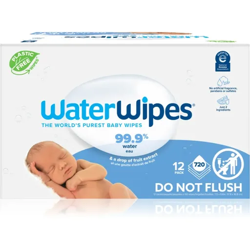 WaterWipes Baby Wipes 12 Pack servetele delicate pentru copii 12x60 buc